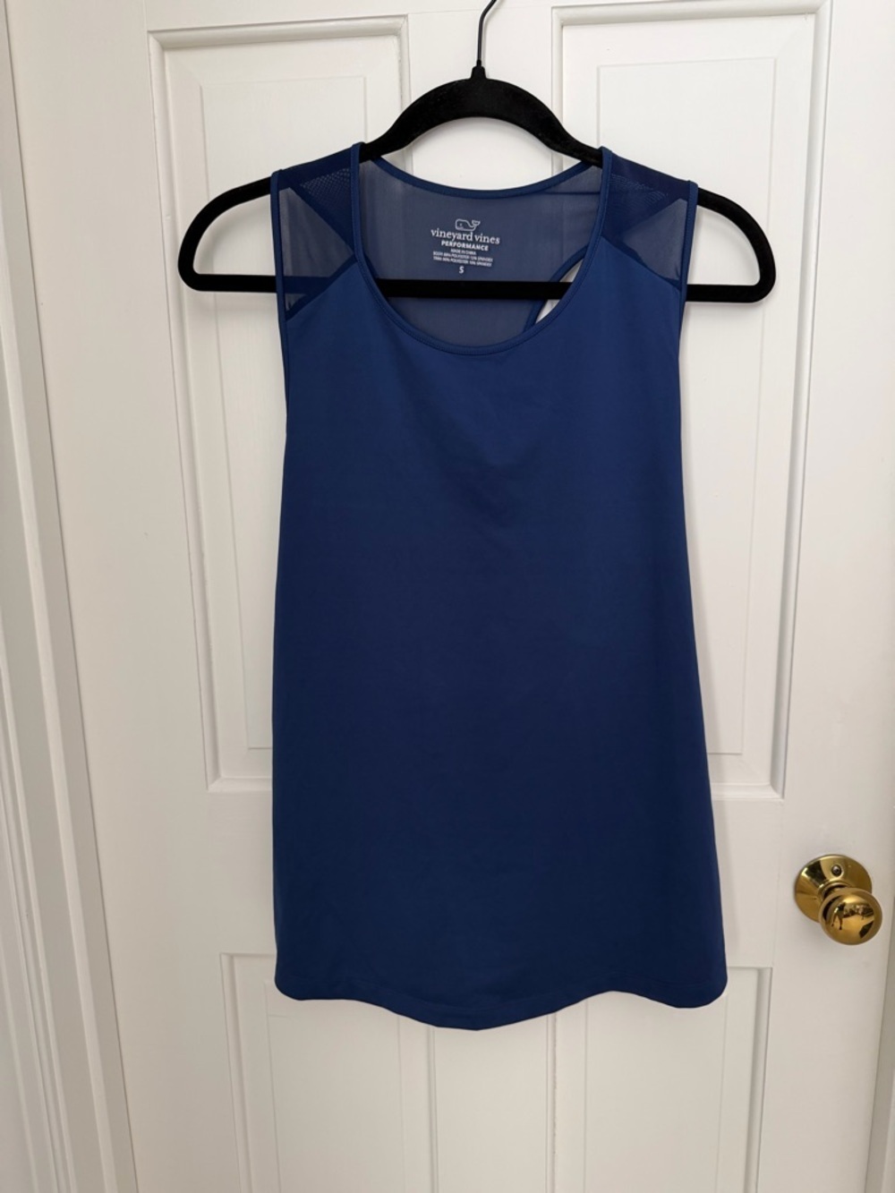 Vineyard Vines Blue Athletic Tank Top